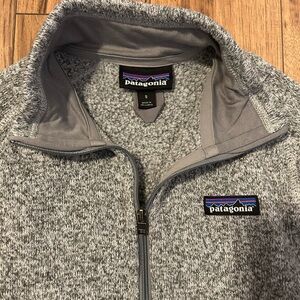 Patagonia Heathered Gray Zip-Up Jacket